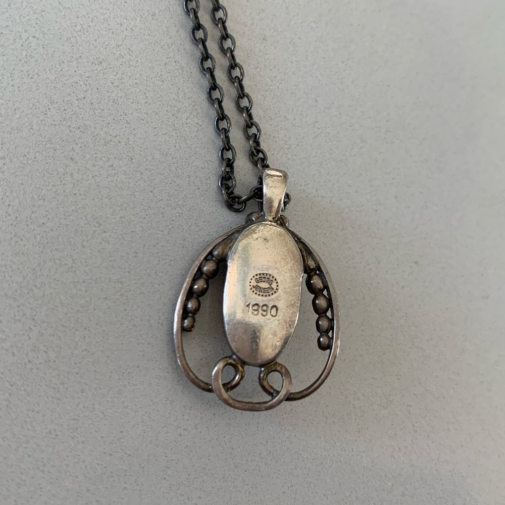 Georg Jensen Sterling Silver Annual Pendant 1990 - Picture 3 of 5